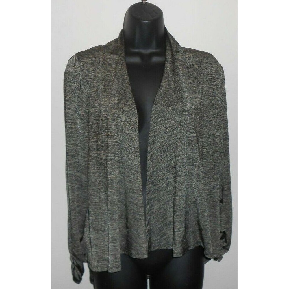 ERIN LONDON CARDIGAN INSIDE OUT SIZE SMALL GRAY New With Tags